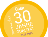 über 30 Jahre Qualität